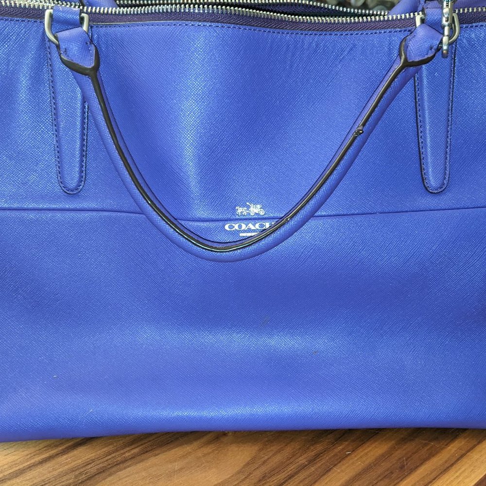 Purple Coach Handbag